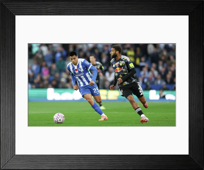 Framed Print : Brighton and Hove Albion v Leeds United Premier League 01NOV25 Framed Print : Brighton and Hove Albion v Leeds United Premier League 01NOV25
