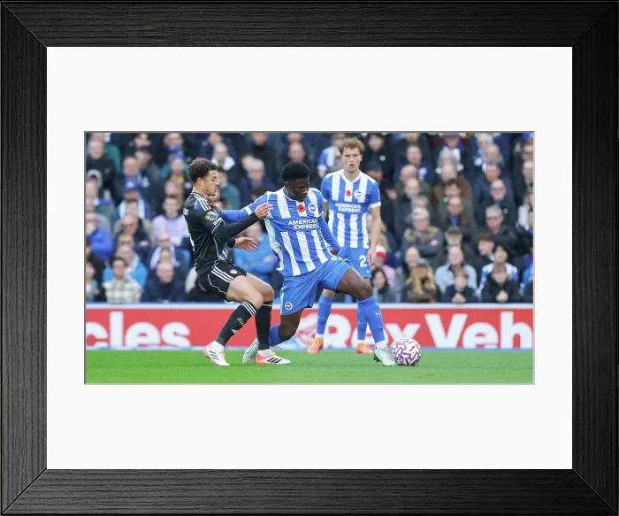 Framed Print : Brighton and Hove Albion v Leeds United Premier League 01NOV25 Framed Print : Brighton and Hove Albion v Leeds United Premier League 01NOV25