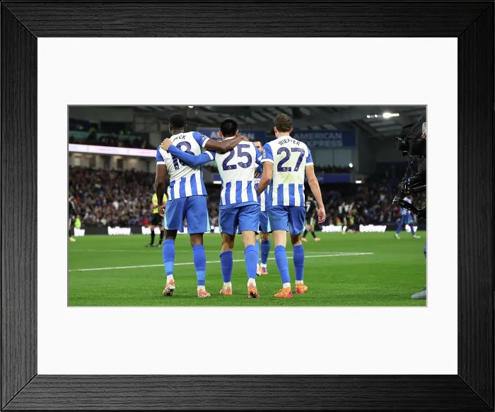 Framed Print : Brighton and Hove Albion v Leeds United Premier League 01NOV25 Framed Print : Brighton and Hove Albion v Leeds United Premier League 01NOV25