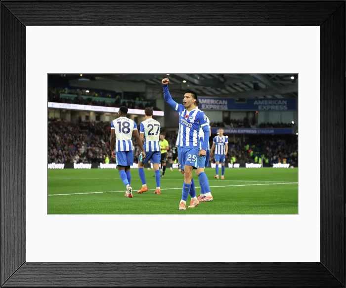 Framed Print : Brighton and Hove Albion v Leeds United Premier League 01NOV25 Framed Print : Brighton and Hove Albion v Leeds United Premier League 01NOV25
