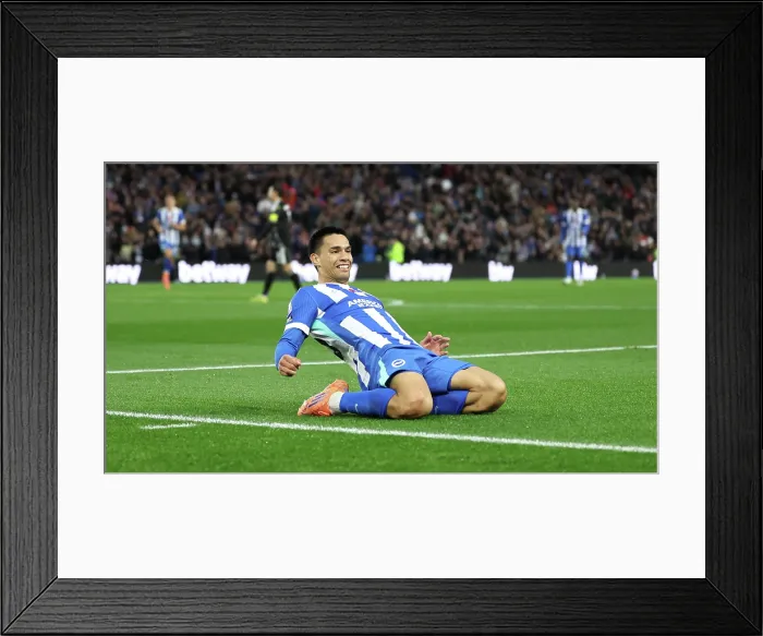 Framed Print : Brighton and Hove Albion v Leeds United Premier League 01NOV25