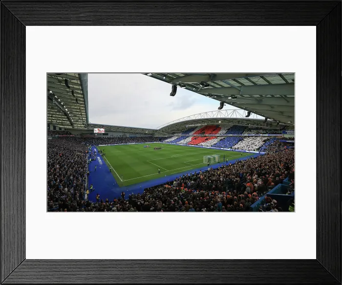 Framed Print : Brighton and Hove Albion v Leeds United Premier League 01NOV25 Framed Print : Brighton and Hove Albion v Leeds United Premier League 01NOV25