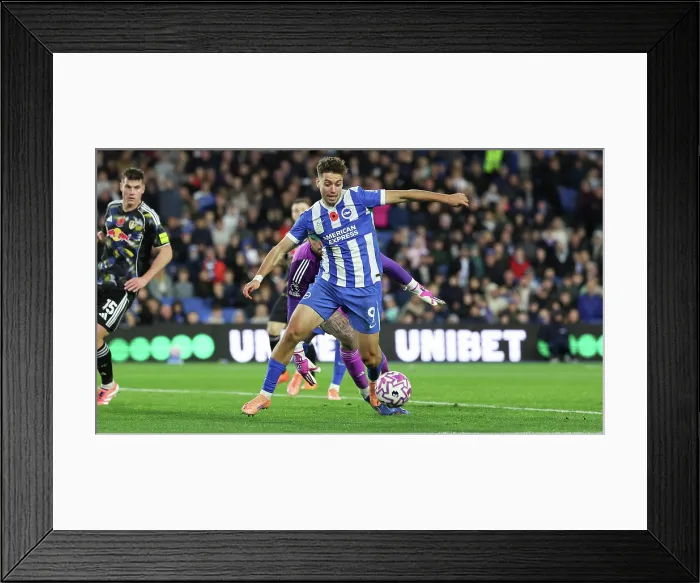 Framed Print : Brighton and Hove Albion v Leeds United Premier League 01NOV25 Framed Print : Brighton and Hove Albion v Leeds United Premier League 01NOV25