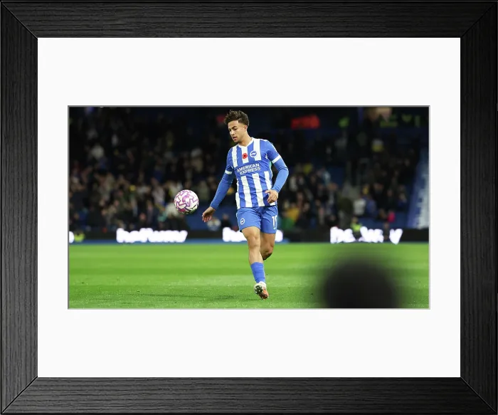 Framed Print : Brighton and Hove Albion v Leeds United Premier League 01NOV25 Framed Print : Brighton and Hove Albion v Leeds United Premier League 01NOV25