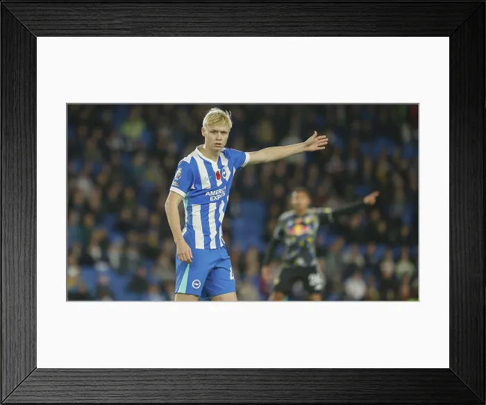 Framed Print : Brighton and Hove Albion v Leeds United Premier League 01NOV25 Framed Print : Brighton and Hove Albion v Leeds United Premier League 01NOV25
