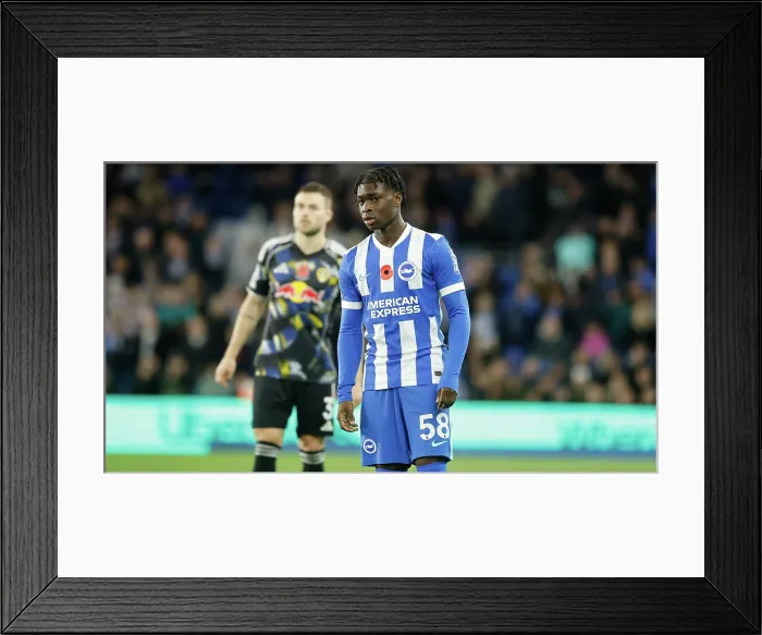 Framed Print : Brighton and Hove Albion v Leeds United Premier League 01NOV25 Framed Print : Brighton and Hove Albion v Leeds United Premier League 01NOV25