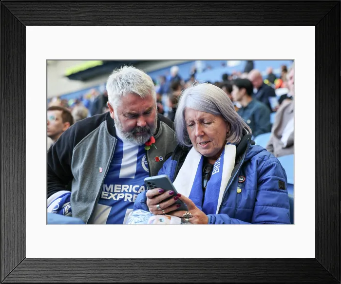 Framed Print : Brighton and Hove Albion v Leeds United Premier League 01NOV25 Framed Print : Brighton and Hove Albion v Leeds United Premier League 01NOV25
