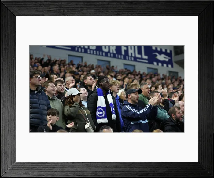 Framed Print : Brighton and Hove Albion v Leeds United Premier League 01NOV25 Framed Print : Brighton and Hove Albion v Leeds United Premier League 01NOV25