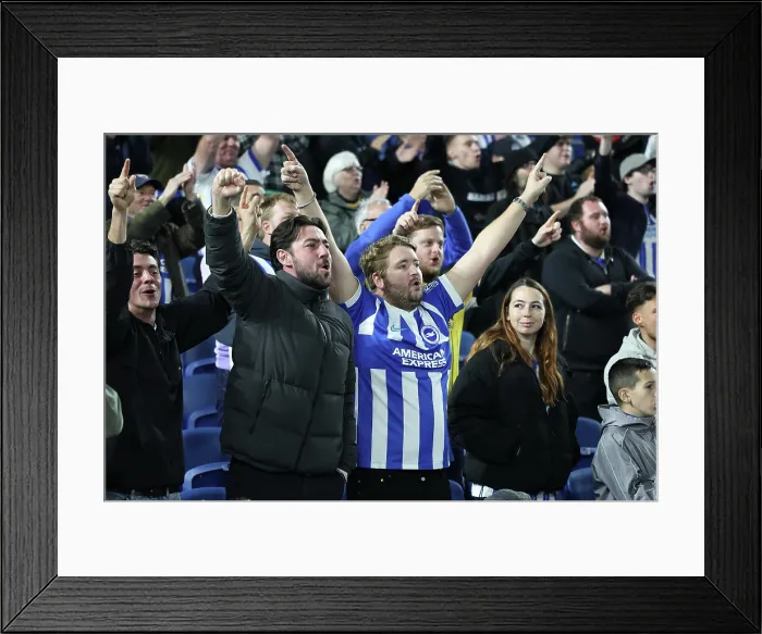 Framed Print : Brighton and Hove Albion v Leeds United Premier League 01NOV25 Framed Print : Brighton and Hove Albion v Leeds United Premier League 01NOV25