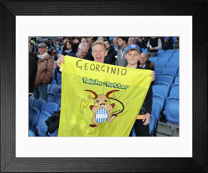 Framed Print : Brighton and Hove Albion v Leeds United Premier League 01NOV25 Framed Print : Brighton and Hove Albion v Leeds United Premier League 01NOV25