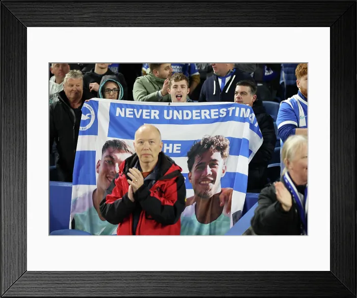 Framed Print : Brighton and Hove Albion v Leeds United Premier League 01NOV25 Framed Print : Brighton and Hove Albion v Leeds United Premier League 01NOV25