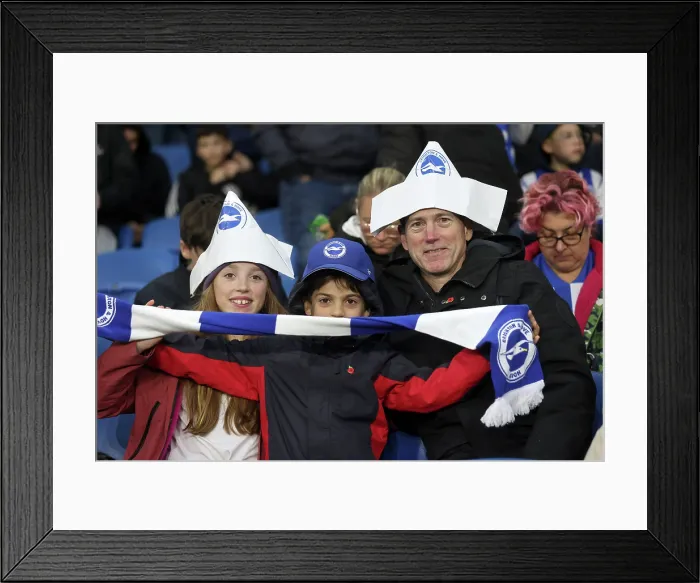 Framed Print : Brighton and Hove Albion v Leeds United Premier League 01NOV25 Framed Print : Brighton and Hove Albion v Leeds United Premier League 01NOV25
