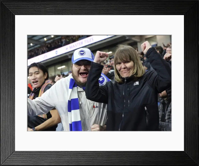 Framed Print : Brighton and Hove Albion v Leeds United Premier League 01NOV25 Framed Print : Brighton and Hove Albion v Leeds United Premier League 01NOV25