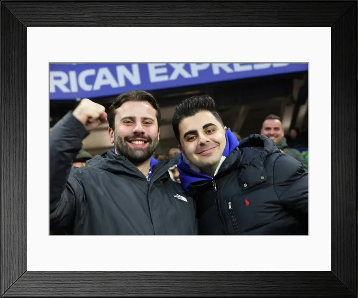 Framed Print : Brighton and Hove Albion v Leeds United Premier League 01NOV25