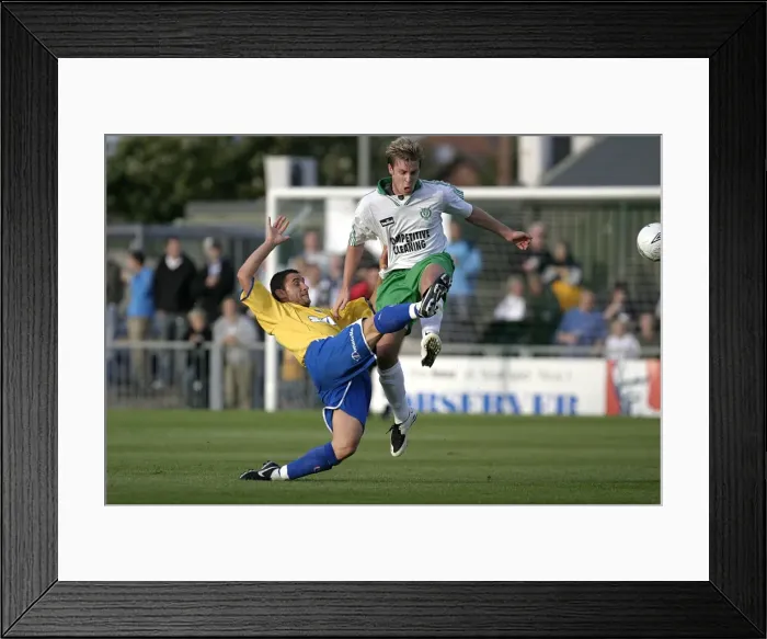 Framed Print : Nicky Forster Challenges Chris Breach Framed Print : Nicky Forster Challenges Chris Breach