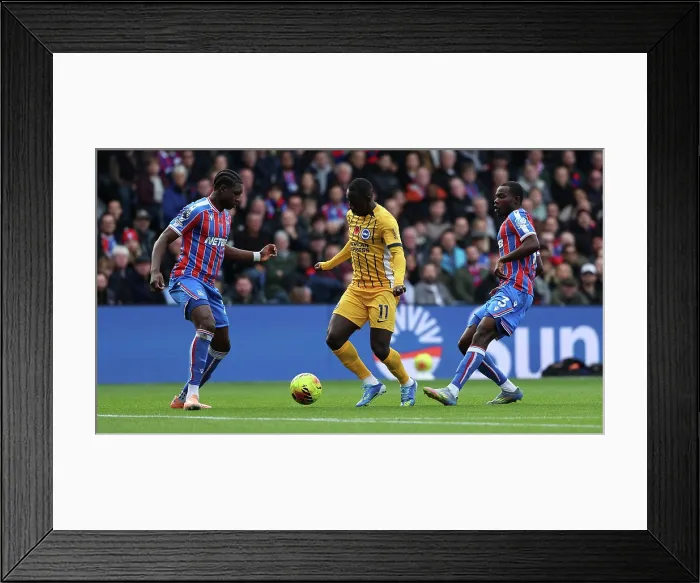 Framed Print : Crystal Palace v Brighton and Hove Albion Premier League 09NOV25 Framed Print : Crystal Palace v Brighton and Hove Albion Premier League 09NOV25