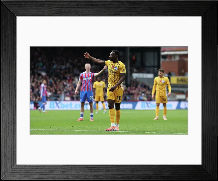 Framed Print : Crystal Palace v Brighton and Hove Albion Premier League 09NOV25 Framed Print : Crystal Palace v Brighton and Hove Albion Premier League 09NOV25