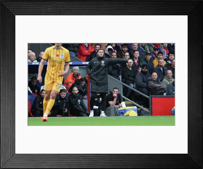Framed Print : Crystal Palace v Brighton and Hove Albion Premier League 09NOV25 Framed Print : Crystal Palace v Brighton and Hove Albion Premier League 09NOV25