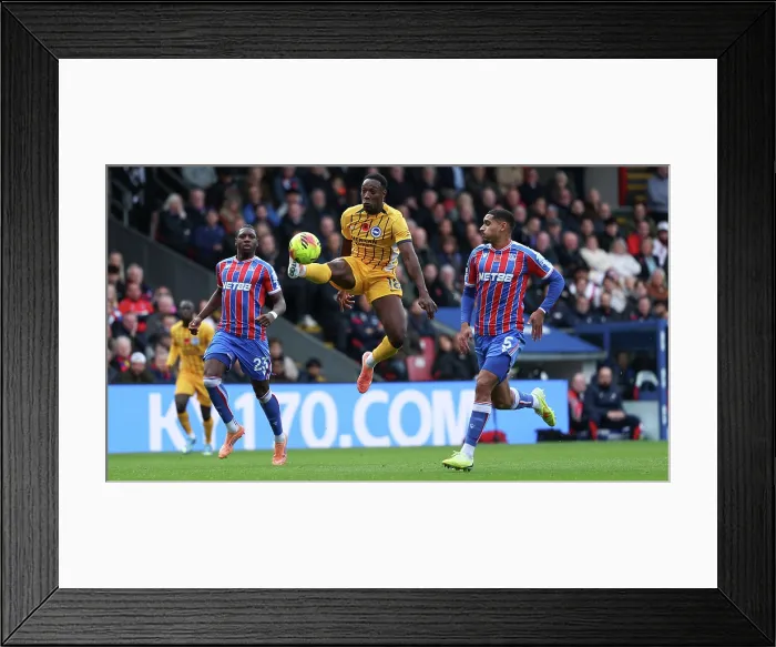 Framed Print : Crystal Palace v Brighton and Hove Albion Premier League 09NOV25 Framed Print : Crystal Palace v Brighton and Hove Albion Premier League 09NOV25