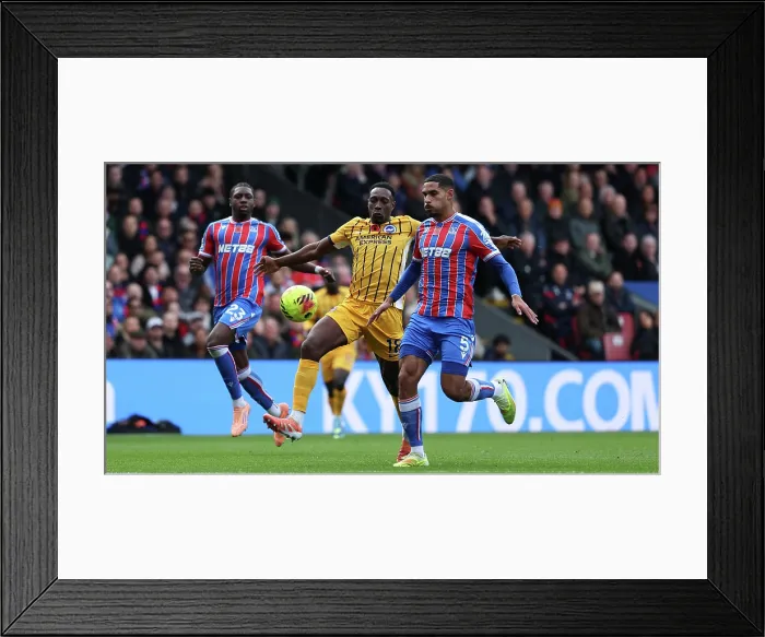 Framed Print : Crystal Palace v Brighton and Hove Albion Premier League 09NOV25 Framed Print : Crystal Palace v Brighton and Hove Albion Premier League 09NOV25