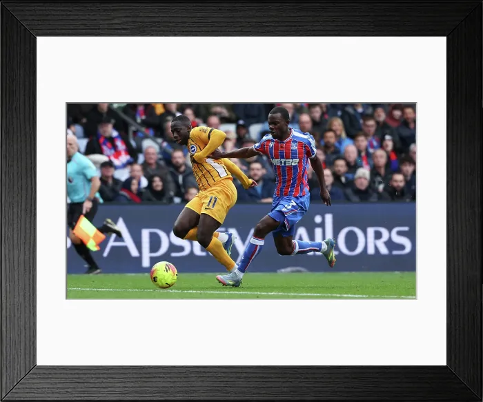 Framed Print : Crystal Palace v Brighton and Hove Albion Premier League 09NOV25 Framed Print : Crystal Palace v Brighton and Hove Albion Premier League 09NOV25