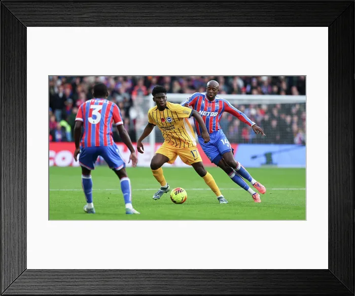 Framed Print : Crystal Palace v Brighton and Hove Albion Premier League 09NOV25 Framed Print : Crystal Palace v Brighton and Hove Albion Premier League 09NOV25