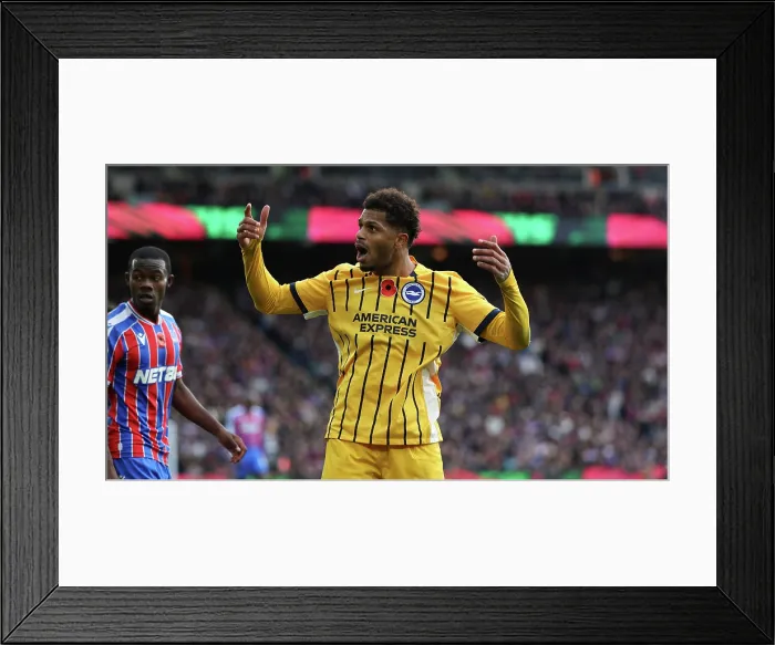 Framed Print : Crystal Palace v Brighton and Hove Albion Premier League 09NOV25 Framed Print : Crystal Palace v Brighton and Hove Albion Premier League 09NOV25