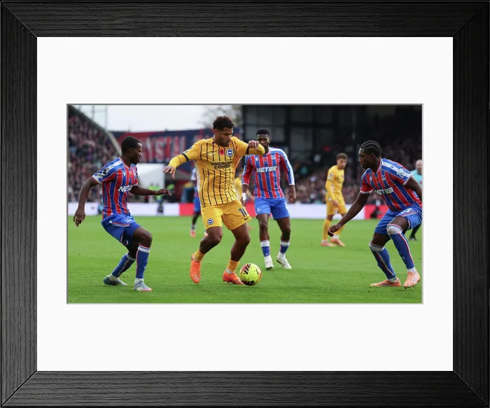Framed Print : Crystal Palace v Brighton and Hove Albion Premier League 09NOV25