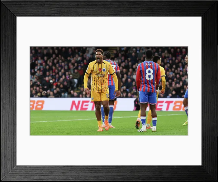 Framed Print : Crystal Palace v Brighton and Hove Albion Premier League 09NOV25 Framed Print : Crystal Palace v Brighton and Hove Albion Premier League 09NOV25