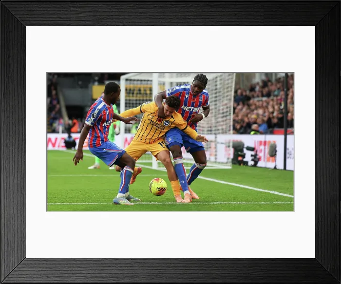 Framed Print : Crystal Palace v Brighton and Hove Albion Premier League 09NOV25 Framed Print : Crystal Palace v Brighton and Hove Albion Premier League 09NOV25