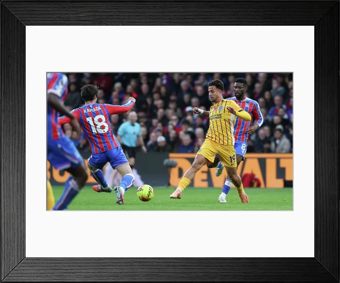 Framed Print : Crystal Palace v Brighton and Hove Albion Premier League 09NOV25 Framed Print : Crystal Palace v Brighton and Hove Albion Premier League 09NOV25