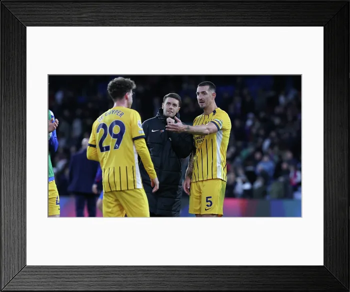 Framed Print : Crystal Palace v Brighton and Hove Albion Premier League 09NOV25 Framed Print : Crystal Palace v Brighton and Hove Albion Premier League 09NOV25