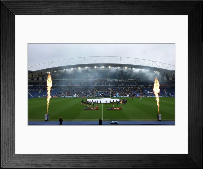 Framed Print : Brighton and Hove Albion Women v Leicester City Women Women's Super League 16NOV25 Framed Print : Brighton and Hove Albion Women v Leicester City Women Women's Super League 16NOV25