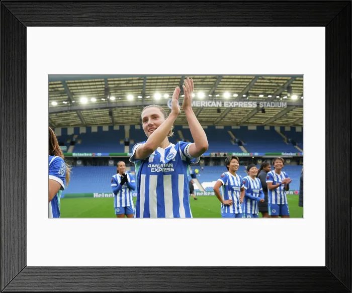Framed Print : Brighton and Hove Albion Women v Leicester City Women Women's Super League 16NOV25 Framed Print : Brighton and Hove Albion Women v Leicester City Women Women's Super League 16NOV25