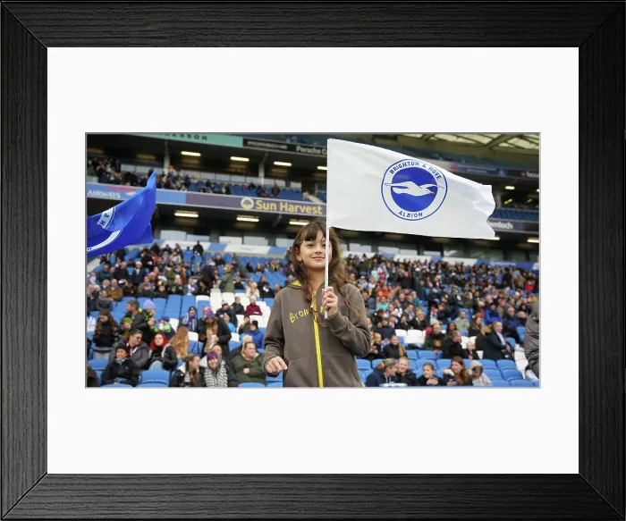 Framed Print : Brighton and Hove Albion Women v Leicester City Women Women's Super League 16NOV25 Framed Print : Brighton and Hove Albion Women v Leicester City Women Women's Super League 16NOV25