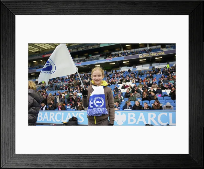 Framed Print : Brighton and Hove Albion Women v Leicester City Women Women's Super League 16NOV25 Framed Print : Brighton and Hove Albion Women v Leicester City Women Women's Super League 16NOV25