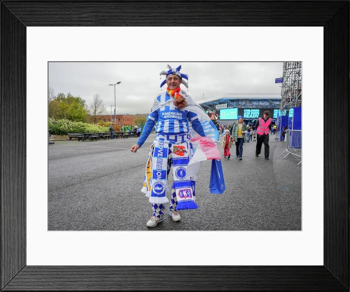 Framed Print : Brighton and Hove Albion Women vs Leicester City Women FANS 16NOV25 005 Framed Print : Brighton and Hove Albion Women vs Leicester City Women FANS 16NOV25 005