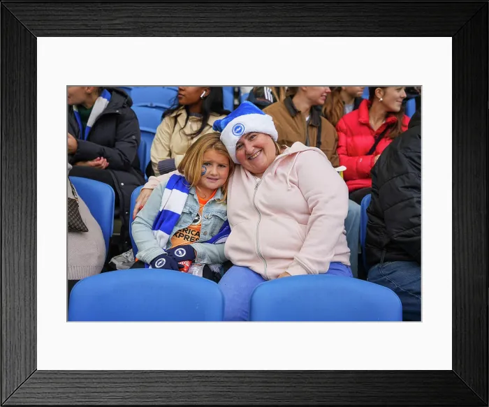 Framed Print : Brighton and Hove Albion Women v Leicester City Women Women's Super League 16NOV25 Framed Print : Brighton and Hove Albion Women v Leicester City Women Women's Super League 16NOV25
