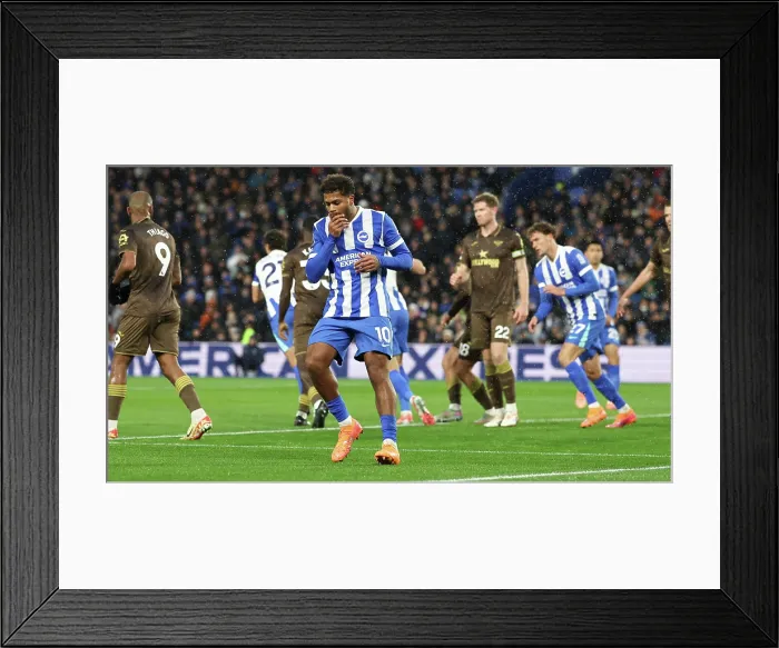 Framed Print : Brighton and Hove Albion v Brentford Premier League 22NOV25 Framed Print : Brighton and Hove Albion v Brentford Premier League 22NOV25