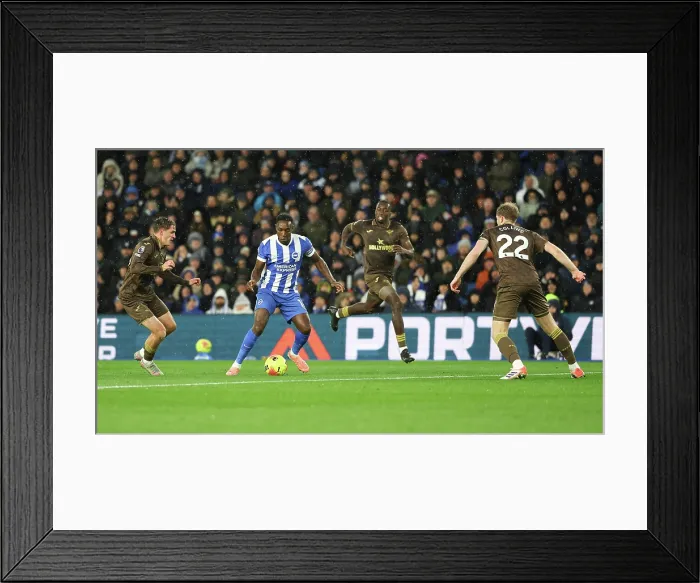 Framed Print : Brighton and Hove Albion v Brentford Premier League 22NOV25 Framed Print : Brighton and Hove Albion v Brentford Premier League 22NOV25