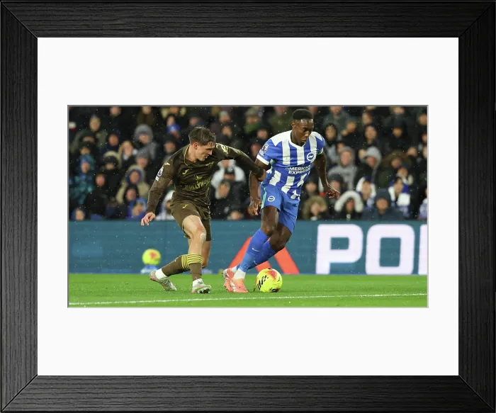 Framed Print : Brighton and Hove Albion v Brentford Premier League 22NOV25 Framed Print : Brighton and Hove Albion v Brentford Premier League 22NOV25