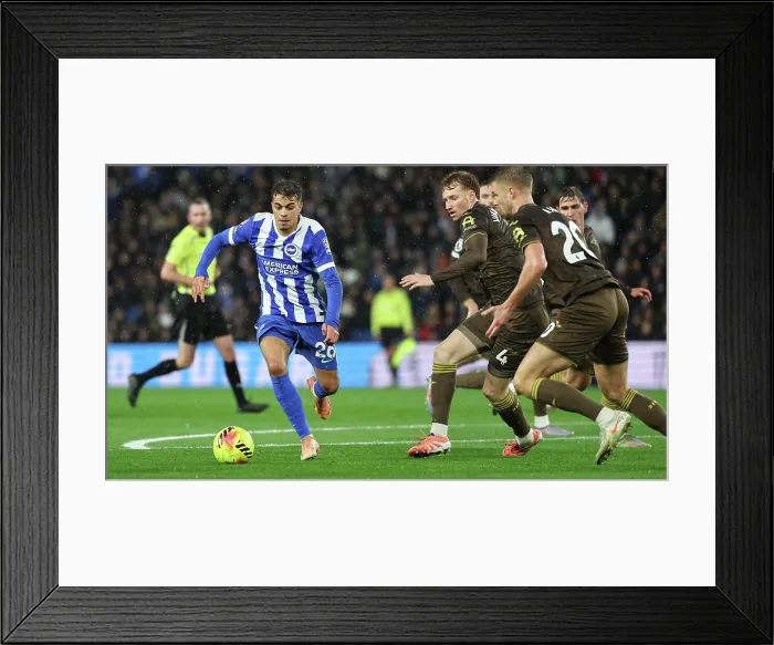 Framed Print : Brighton and Hove Albion v Brentford Premier League 22NOV25 Framed Print : Brighton and Hove Albion v Brentford Premier League 22NOV25