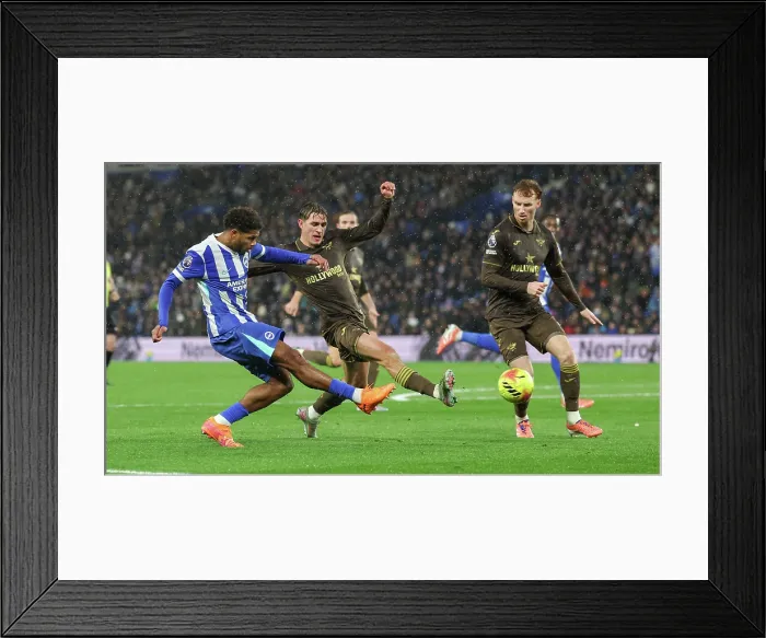Framed Print : Brighton and Hove Albion v Brentford Premier League 22NOV25 Framed Print : Brighton and Hove Albion v Brentford Premier League 22NOV25