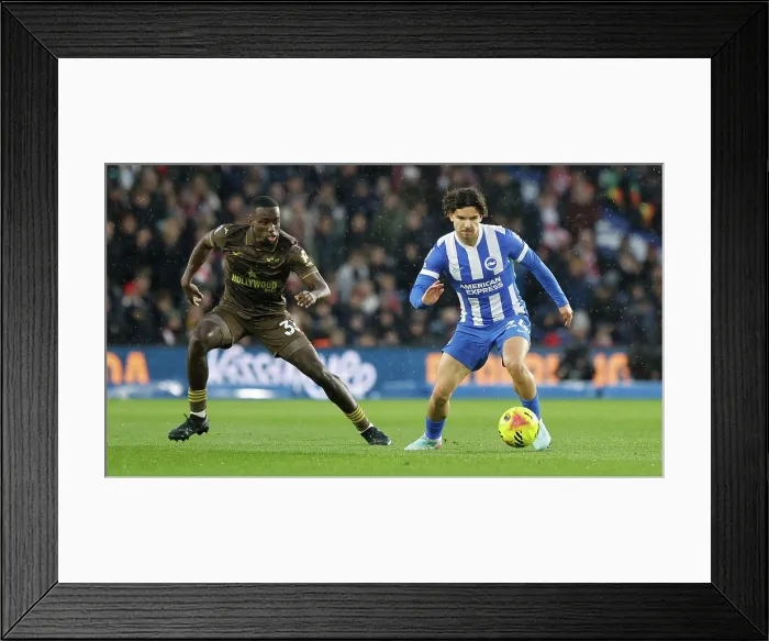 Framed Print : Brighton and Hove Albion v Brentford Premier League 22NOV25 Framed Print : Brighton and Hove Albion v Brentford Premier League 22NOV25