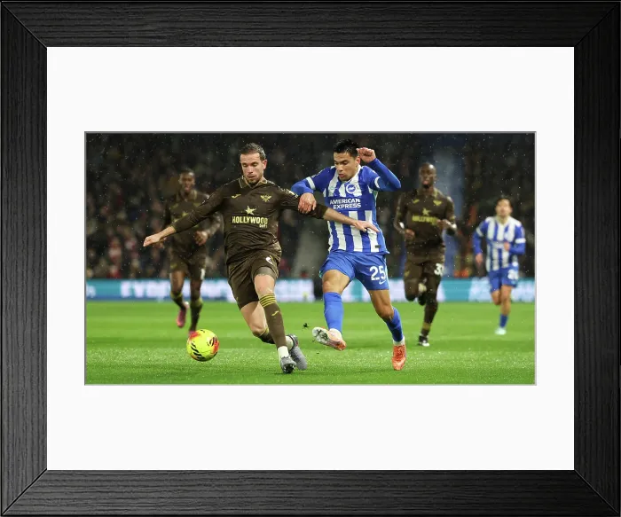 Framed Print : Brighton and Hove Albion v Brentford Premier League 22NOV25 Framed Print : Brighton and Hove Albion v Brentford Premier League 22NOV25