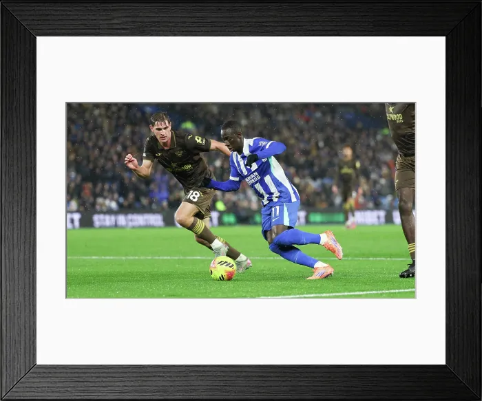 Framed Print : Brighton and Hove Albion v Brentford Premier League 22NOV25 Framed Print : Brighton and Hove Albion v Brentford Premier League 22NOV25