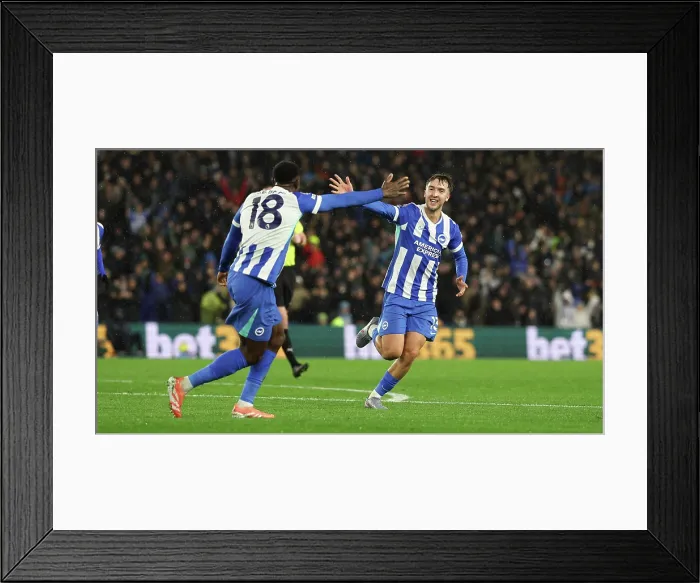 Framed Print : Brighton and Hove Albion v Brentford Premier League 22NOV25 Framed Print : Brighton and Hove Albion v Brentford Premier League 22NOV25