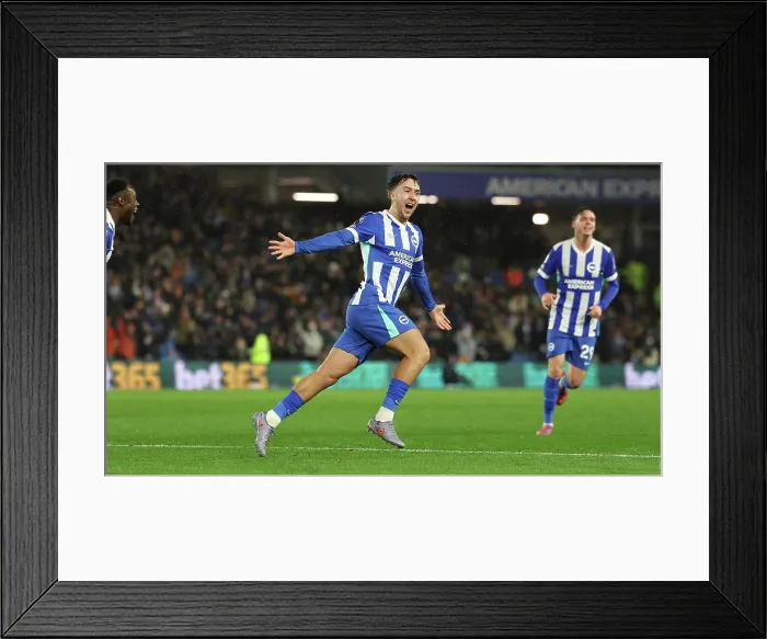 Framed Print : Brighton and Hove Albion v Brentford Premier League 22NOV25 Framed Print : Brighton and Hove Albion v Brentford Premier League 22NOV25