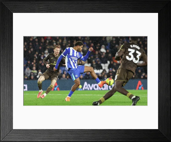 Framed Print : Brighton and Hove Albion v Brentford Premier League 22NOV25 Framed Print : Brighton and Hove Albion v Brentford Premier League 22NOV25