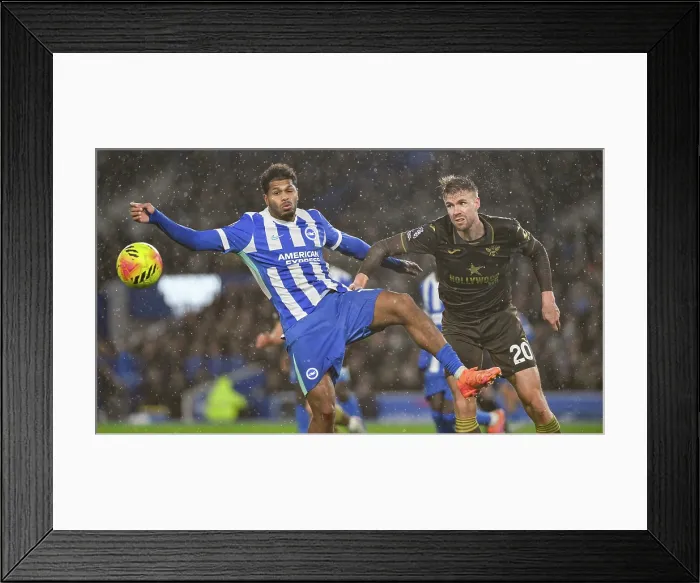 Framed Print : Brighton and Hove Albion v Brentford Premier League 22NOV25 Framed Print : Brighton and Hove Albion v Brentford Premier League 22NOV25